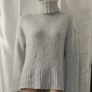 H&M Gray‎ Cowl Neck Sweater Soft Knit
